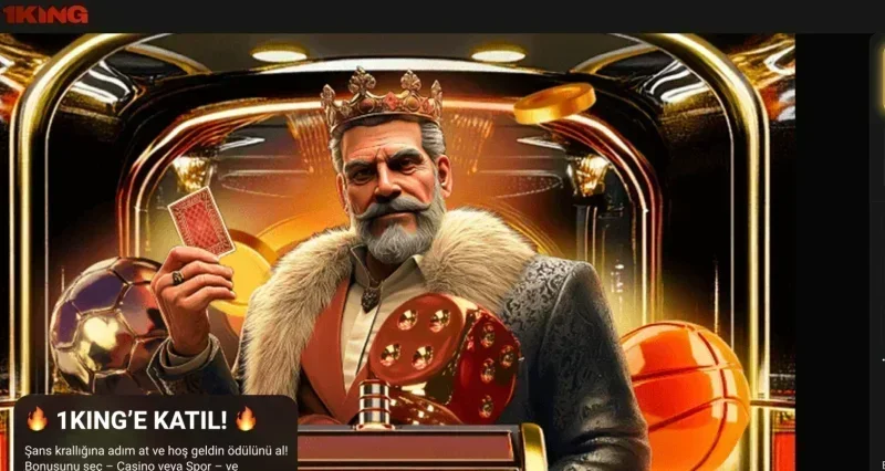 1king ana sayfa görünümü
