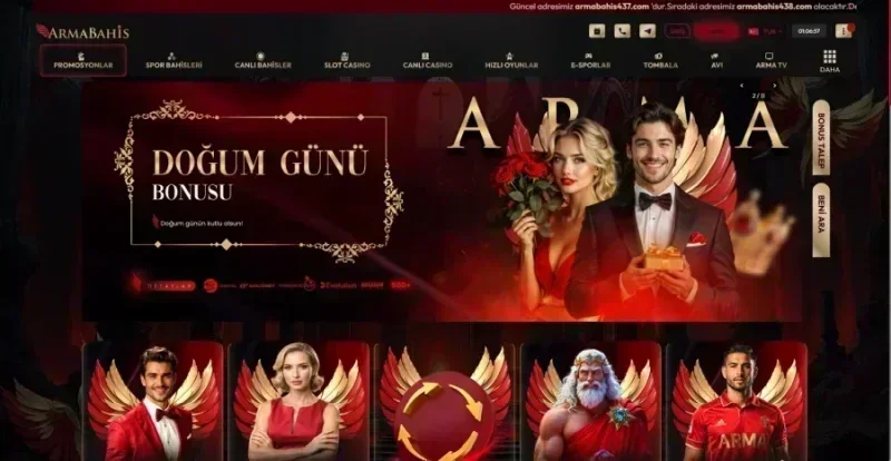 Armabahis ana sayfa görünümü