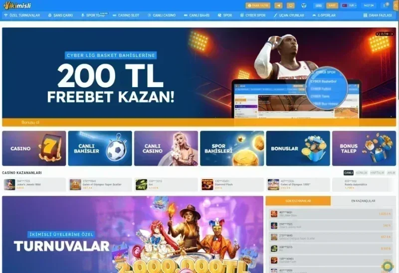 İkimisli ana sayfa görünümü