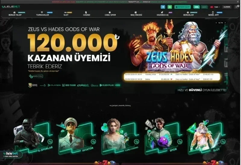 İlelebet ana sayfa görünümü